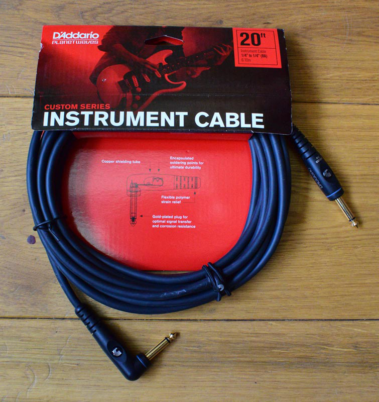 D'Addario PW-GRA-20 Custom Series Instrument kabel 6 mtr