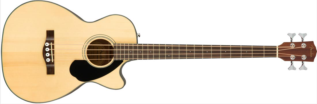 Fender CB60SCE Natural basgitaar