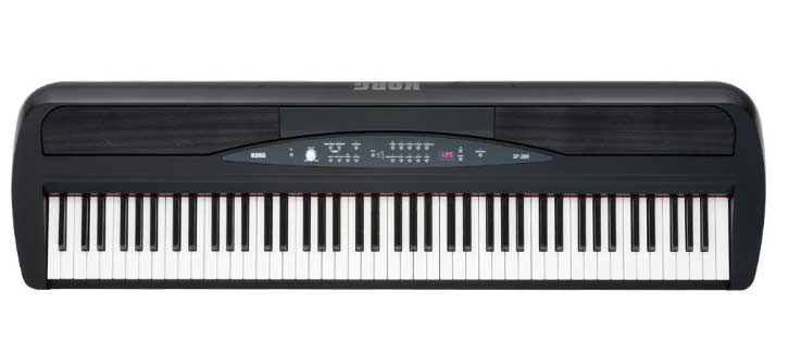 Korg SP280 Black inclusief onderstel