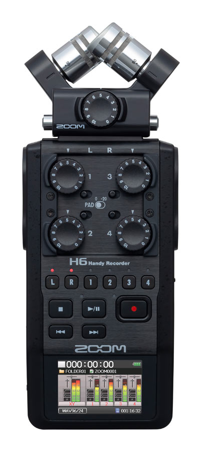 Zoom H6 Black Handy Recorder