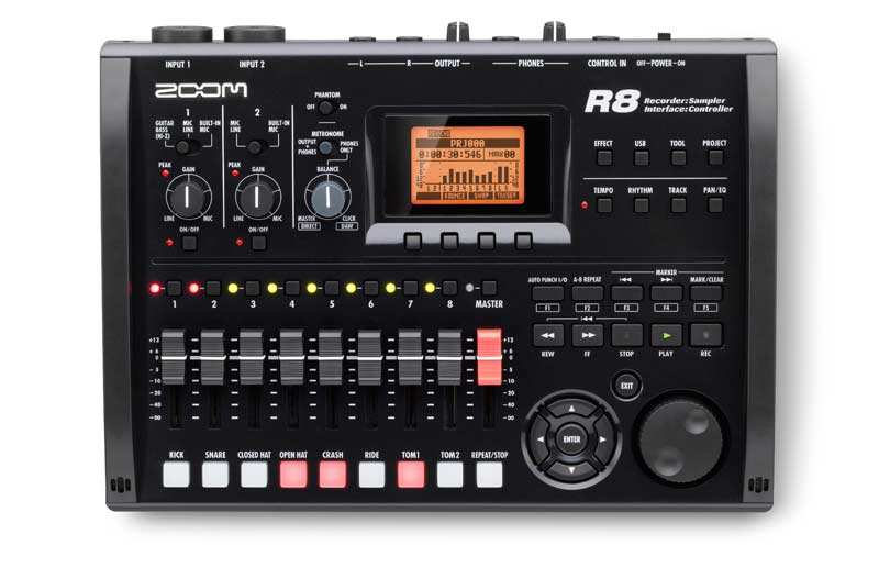 Zoom R8 multitrack recorder