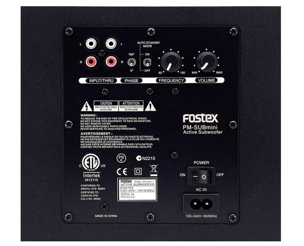 Fostex PM-SUBmini2 actieve subwoofer