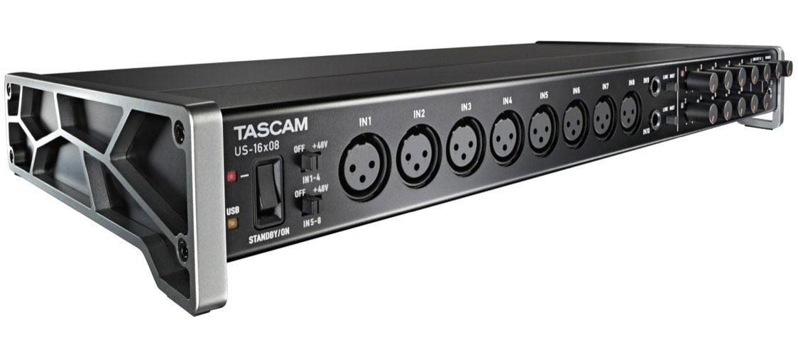 Tascam US16X08 audio interface