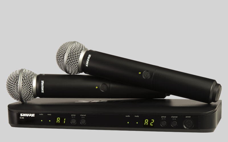 Shure BLX288 Dual Beta SM58 vocal system