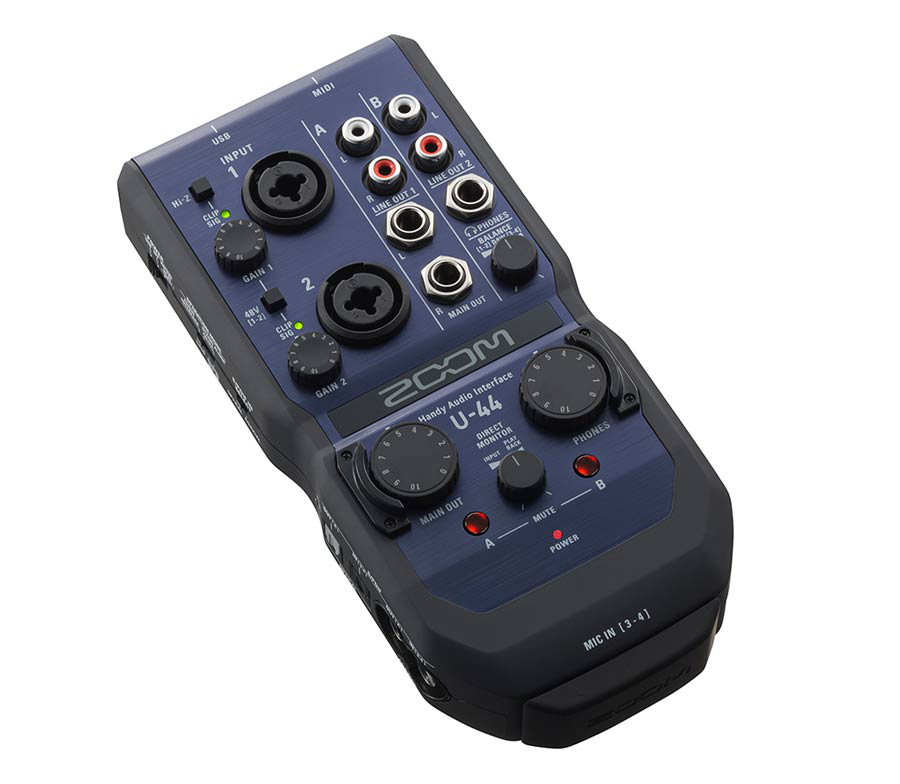 Zoom U44 mobiele audio interface