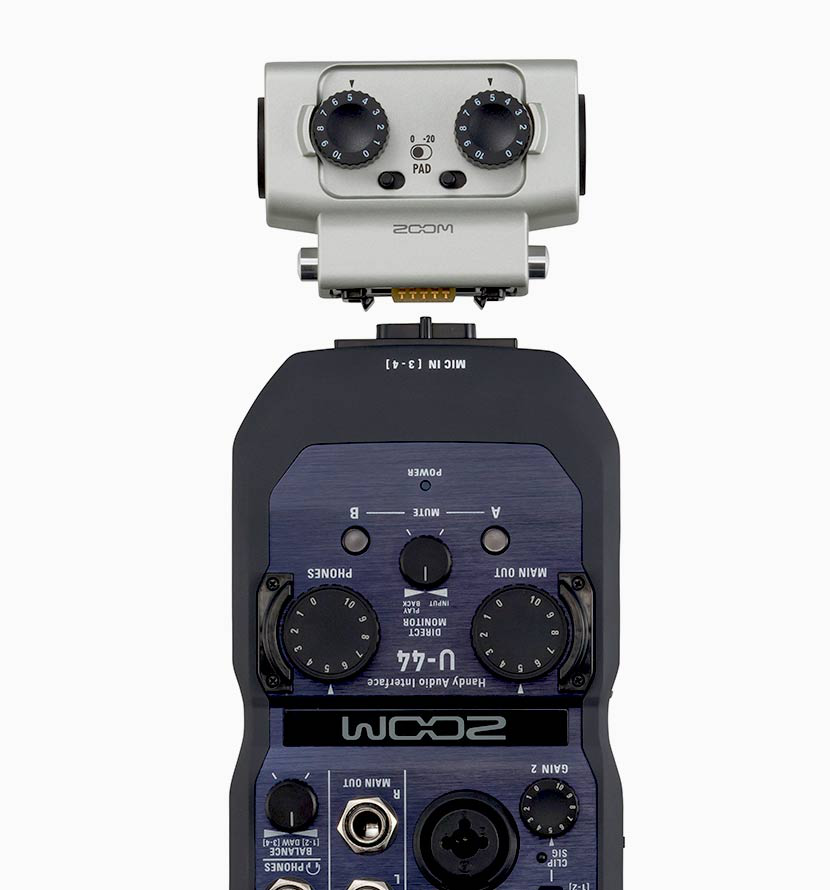 Zoom U44 mobiele audio interface