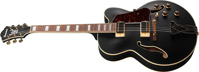 Ibanez AF75G BKF Black Flat