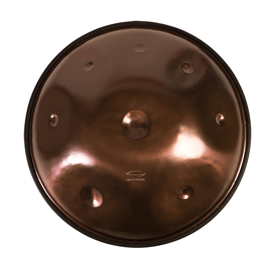 Zenko Spacedrum 10 Handpan Evolution Deep Sky met tas