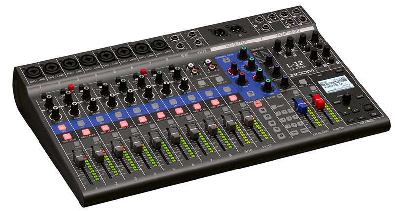 Zoom LiveTrak L-12 digitale mixer Recorder