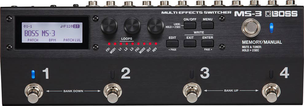 Boss MS-3 multi effects switcher