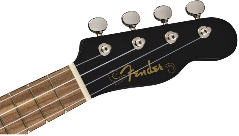 Fender Venice soprano Ukulele black