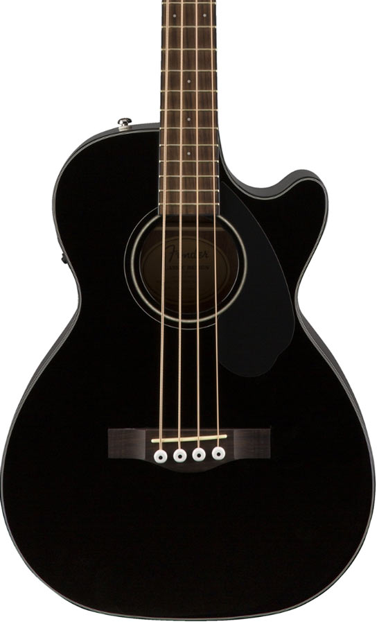 Fender CB60SCE Black basgitaar