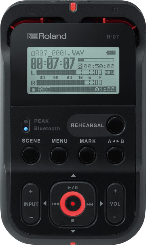 Roland R-07BK audio recorder