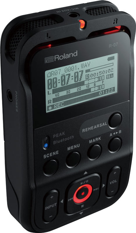 Roland R-07BK audio recorder