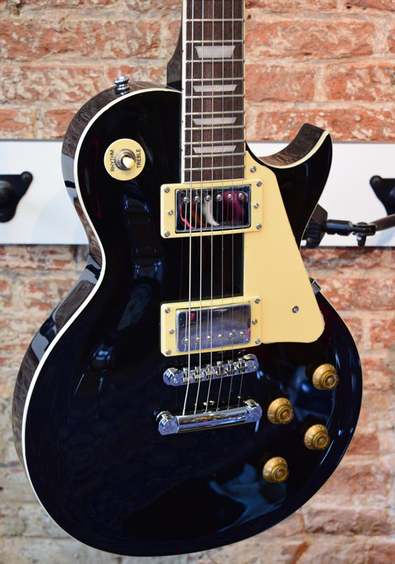 Vintage V100BLK Black Les Paul