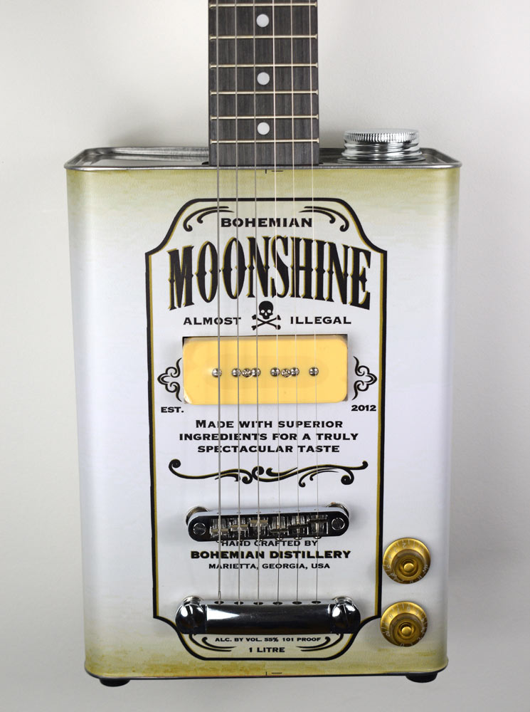 Bohemian Oil Can Guitar Moonshine Limited