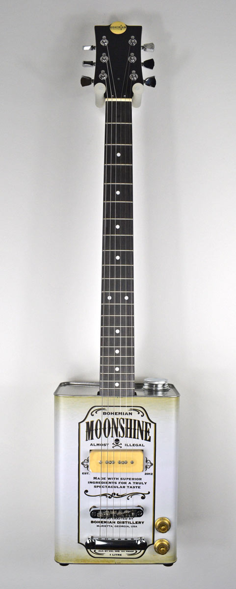 Bohemian Oil Can Guitar Moonshine Limited