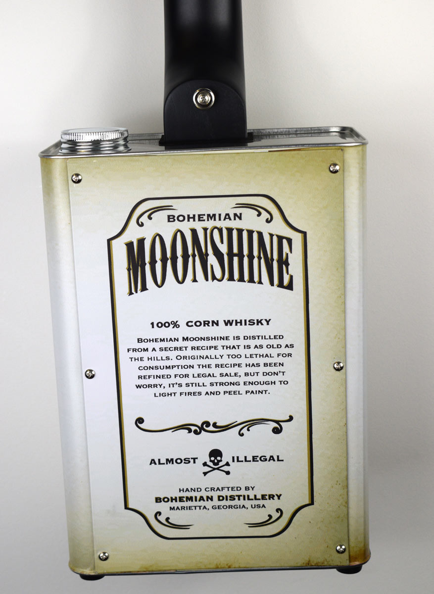 Bohemian Oil Can Guitar Moonshine Limited