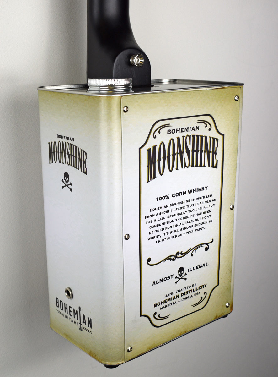 Bohemian Oil Can Guitar Moonshine Limited