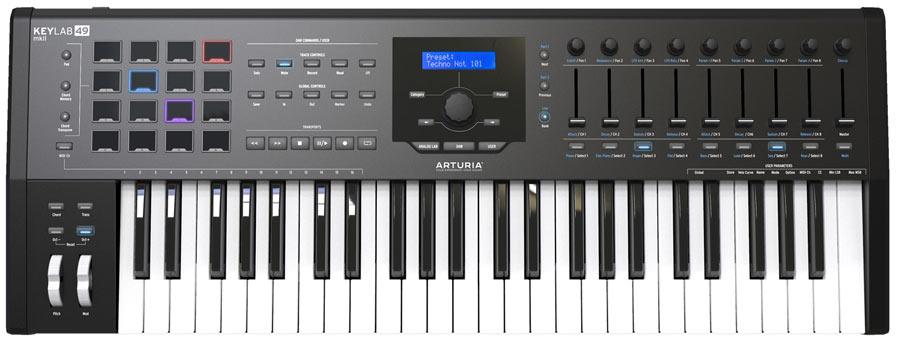 Arturia Keylab 49 MKII Midi Keyboard Black