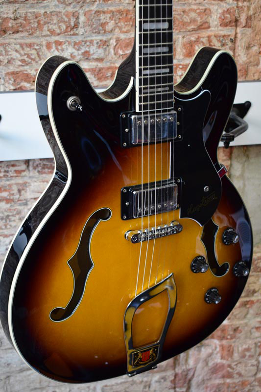 Hagstrom Viking hollow body tobacco sunburst