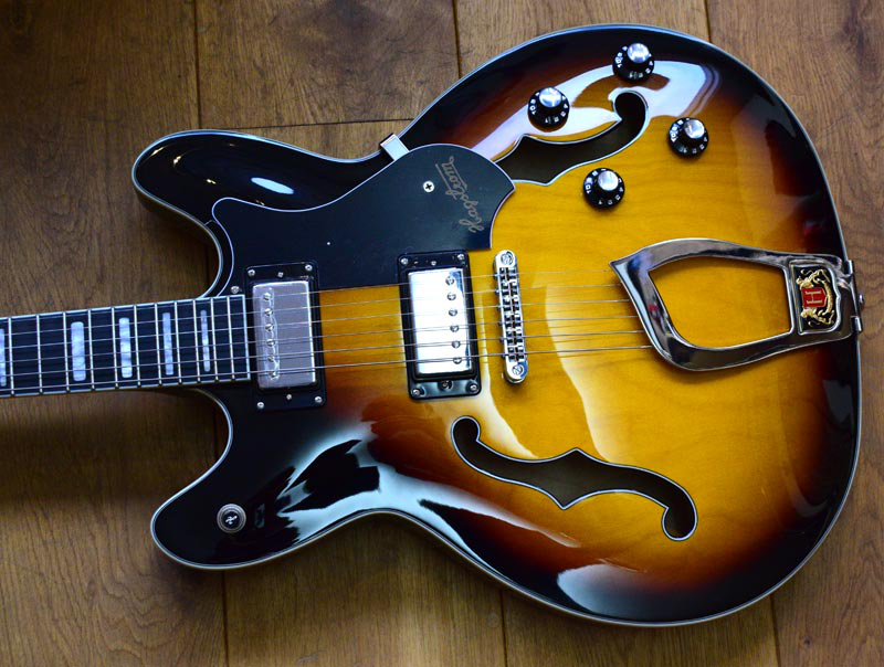 Hagstrom Viking hollow body tobacco sunburst