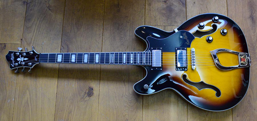 Hagstrom Viking hollow body tobacco sunburst