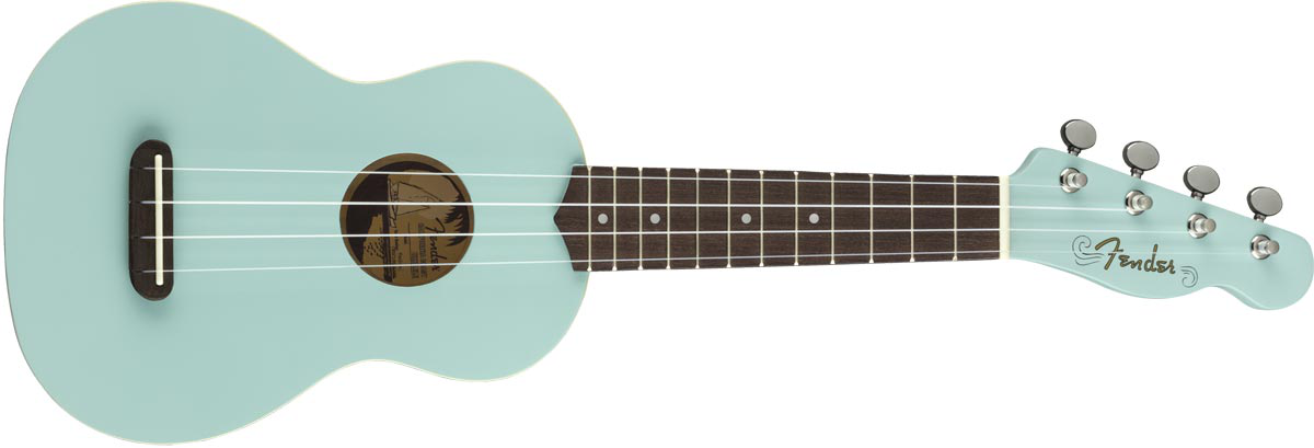 Fender Venice soprano Ukulele Daphne Blue