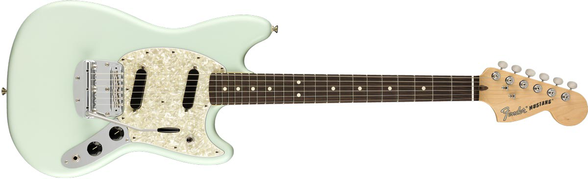 Fender American Performer Mustang RW Satin Sonic Blue