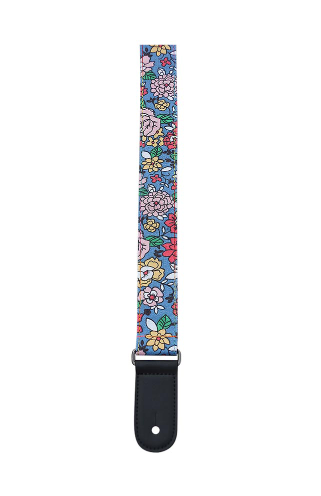 CLX ukulele strap flowers