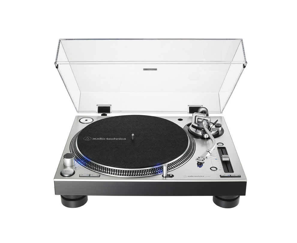 Audio Technica AT-LP140XP direct drive draaitafel zilver