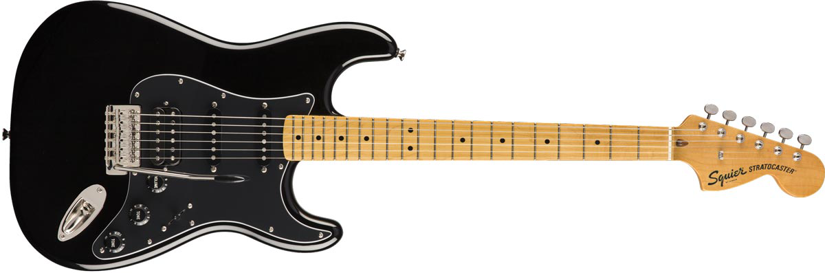 Squier Classic Vibe 70s Stratocaster HSS MN Black