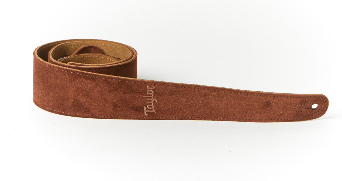 Taylor 4400-25 Chocolate Suede logo strap