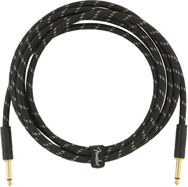 Fender Deluxe Series Instrument Cable 3 meter Black Tweed