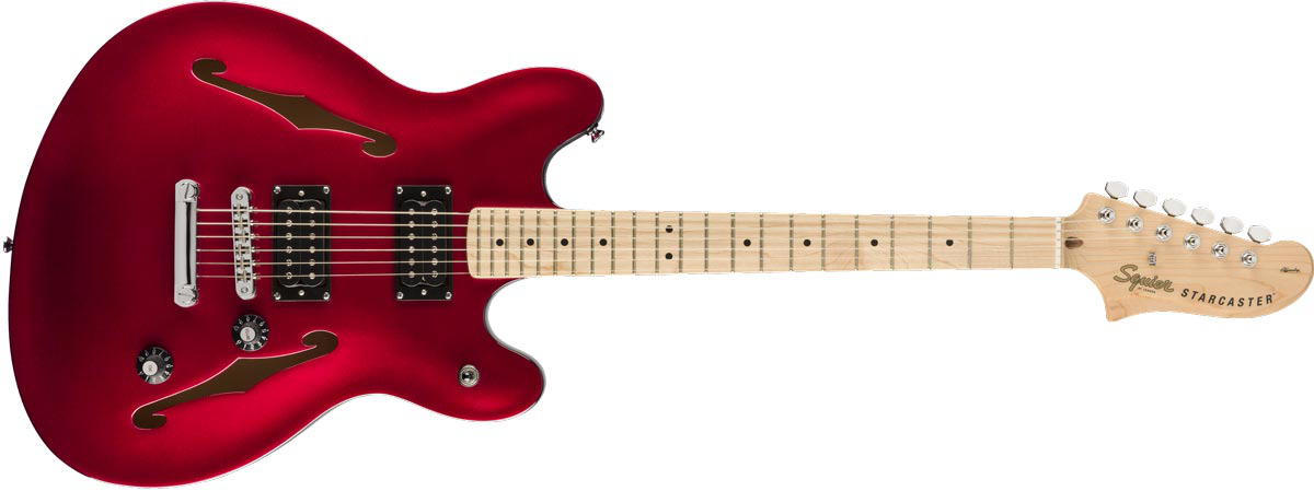 Squier Affinity Starcaster MN Candy Apple Red