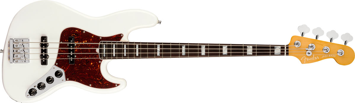 Fender American Ultra Jazz Bass RW Arctic Pearl