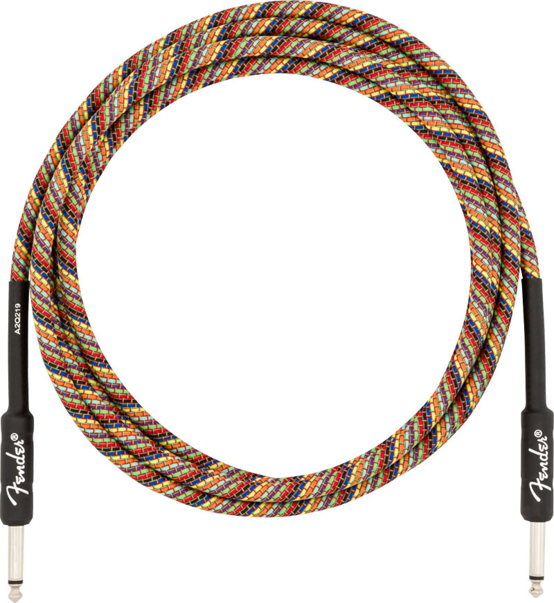 Fender Festival Rainbow 3 meter Instrumentkabel