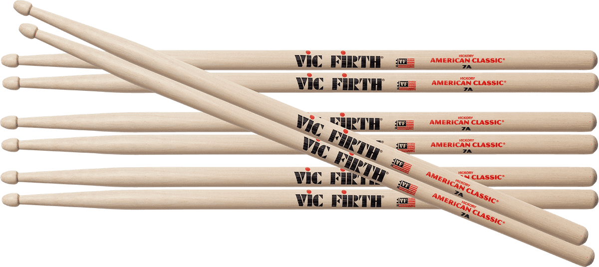 Vic Firth 7a Pakket Drumstokken