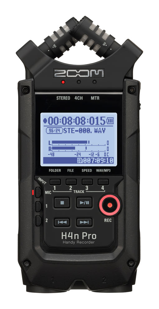 Zoom H4n Pro All Black Handy recorder