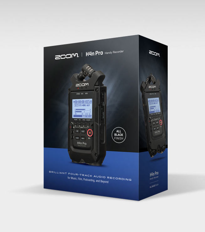 Zoom H4n Pro All Black Handy recorder