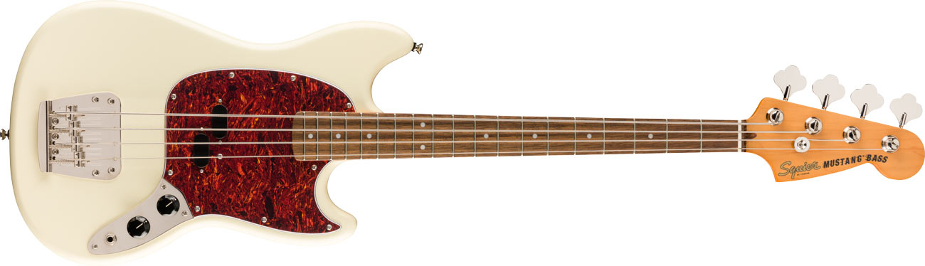 Squier Classic Vibe 60s Mustang Bass LRL Olympic White