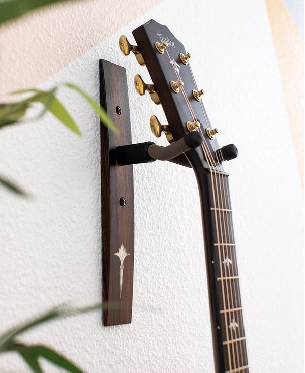 Taylor Ebony Guitar Hanger Acrylic Inlay