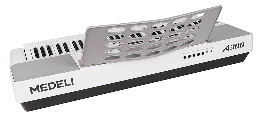 Medeli A300WH Keyboard incl. adapter Wit