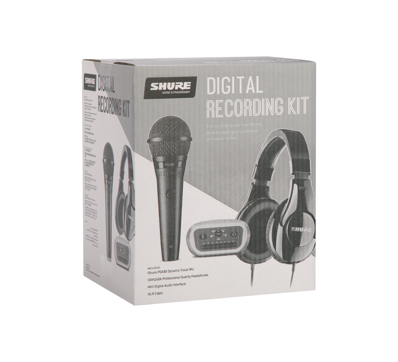 Shure P58 CN 240 MVI Digitaal recording Kit