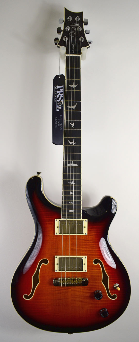 PRS SE Hollowbody II Tri-Colour Sunburst