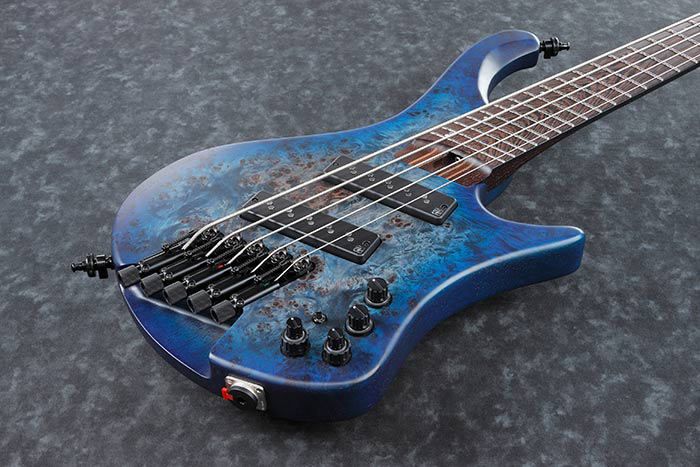 Ibanez EHB1505MS PLF  Pacific Blue Burst Flat