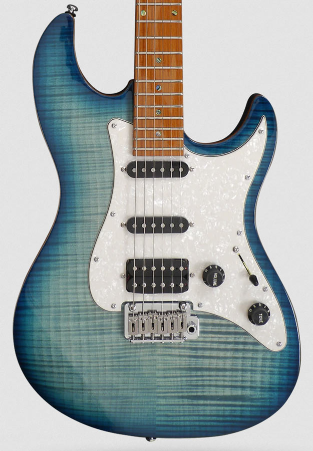 Sire Larry Carlton S7FM/TBL Transparant Blue