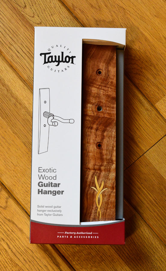 Taylor Ebony Guitar Hanger Bouquet inlay