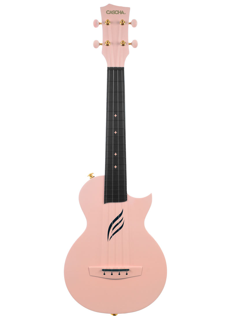 Cascha Carbon Ukulele Pink