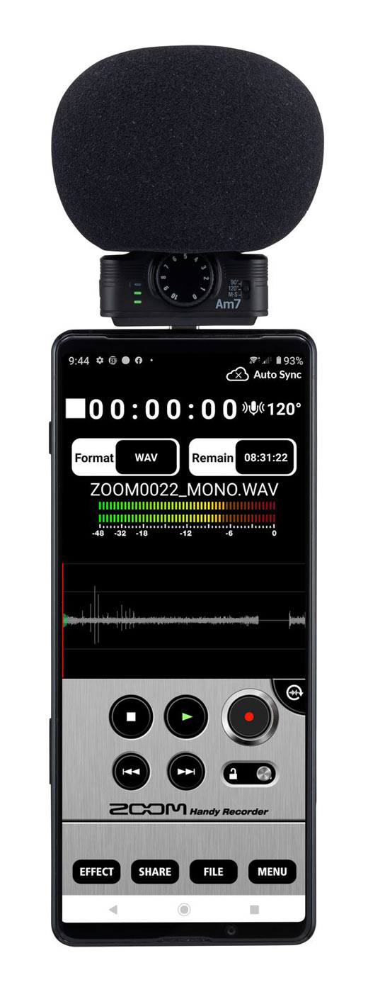 Zoom Am7 Stereo Microphone voor Android